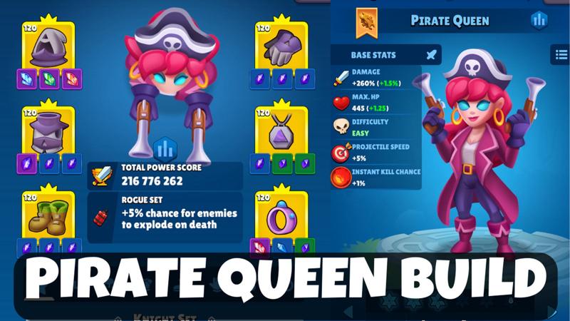 Best Pirate Queen Builds In Heroes vs Hordes