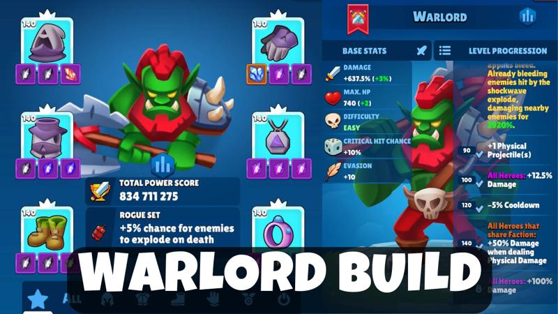 Best Warlord Builds In Heroes vs Hordes